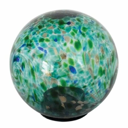 CALLE 7 in. Bayou Gazing Ball - Green - Glass CA2514884